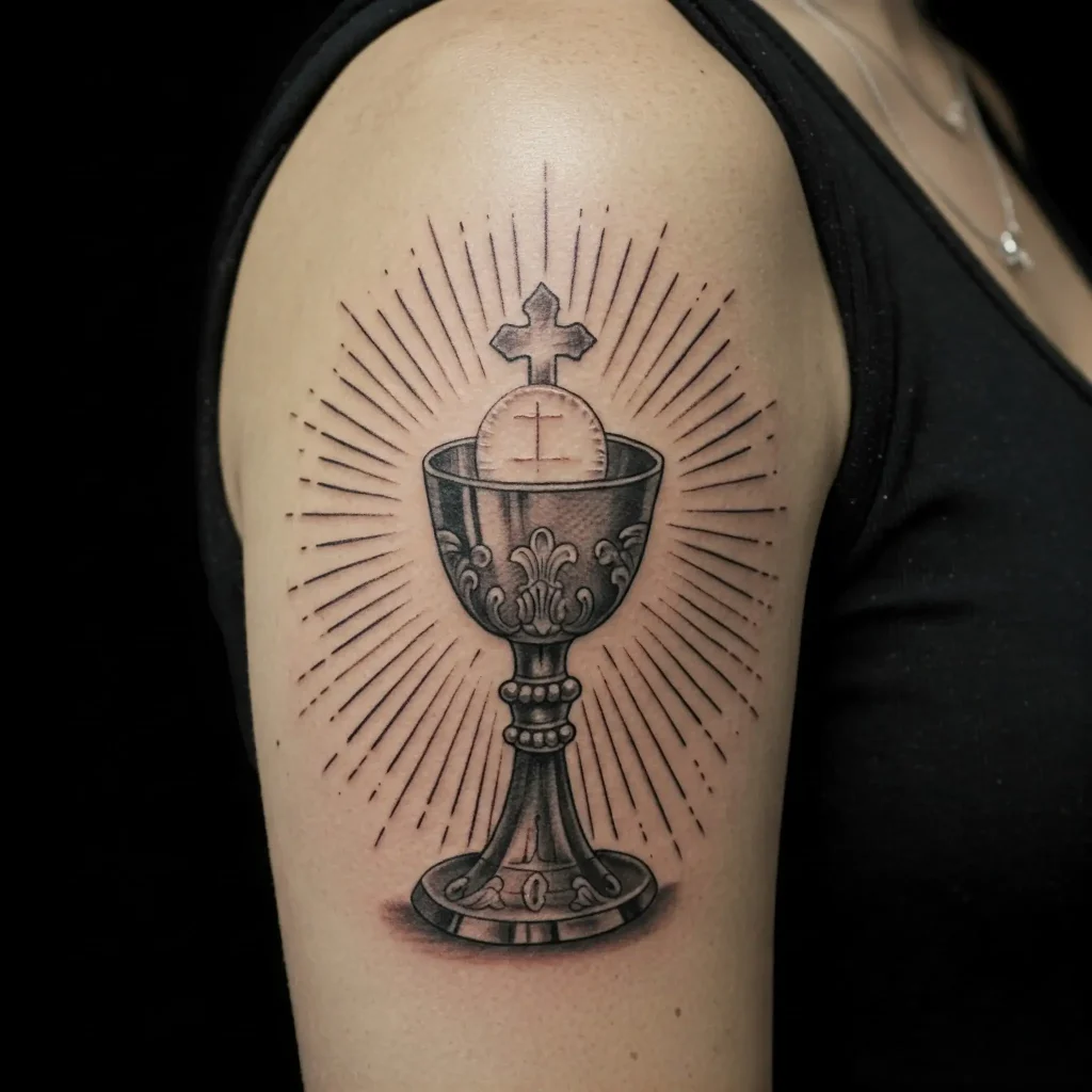 Chalice with Rays of Light